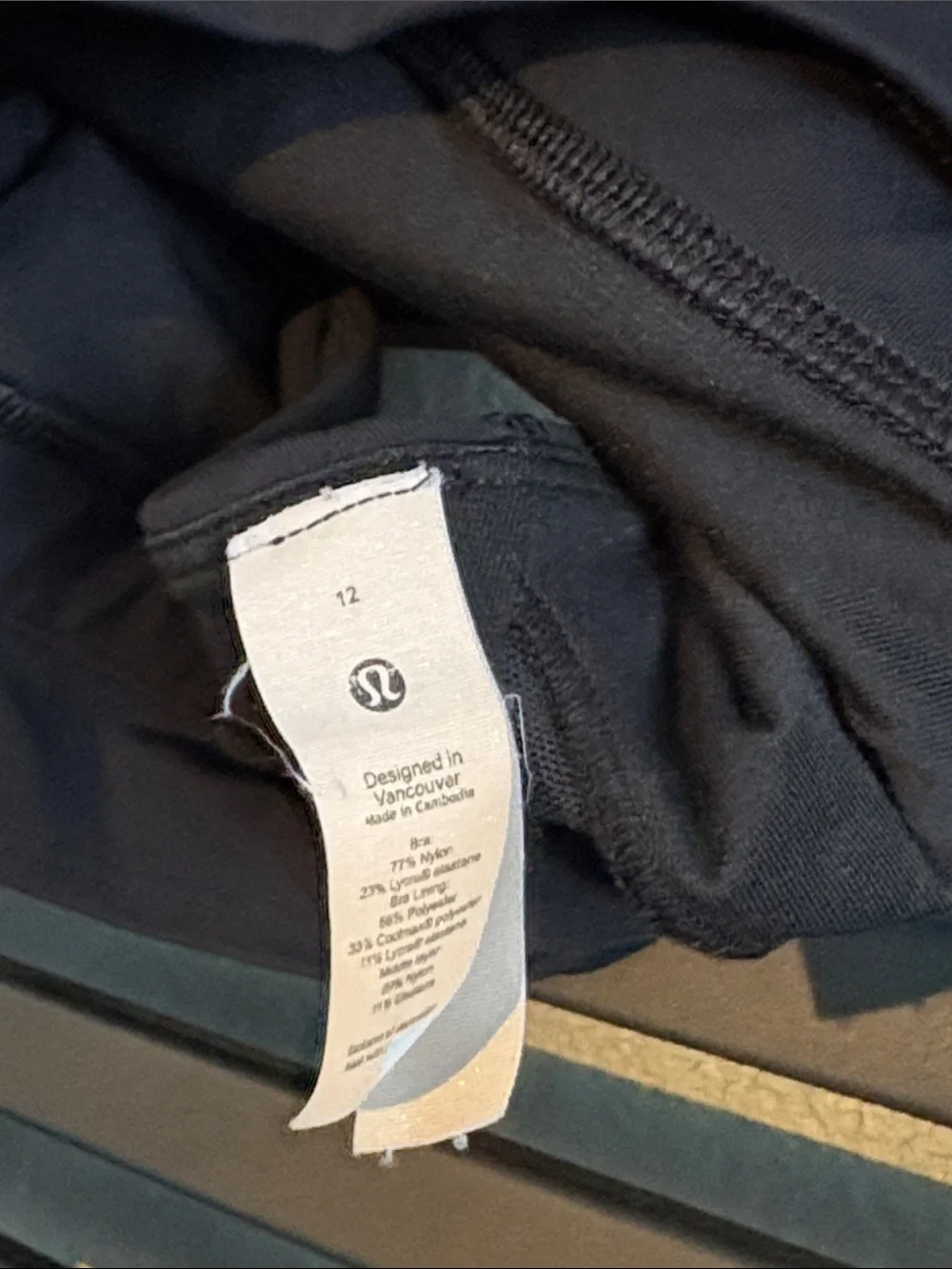 Lululemon Black Strappy Crisscross Sports Bra
